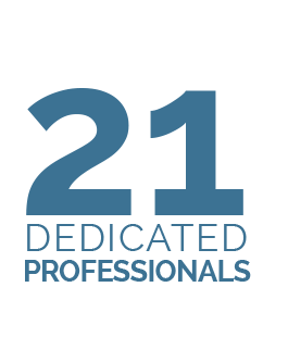 21 Dedicated professionals