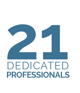 21 Dedicated professionals